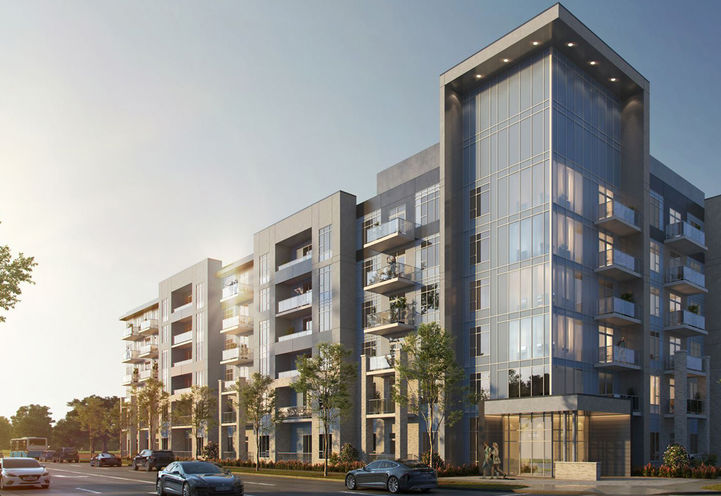 Kennedy Circle Condos Streetscape View of Exteriors