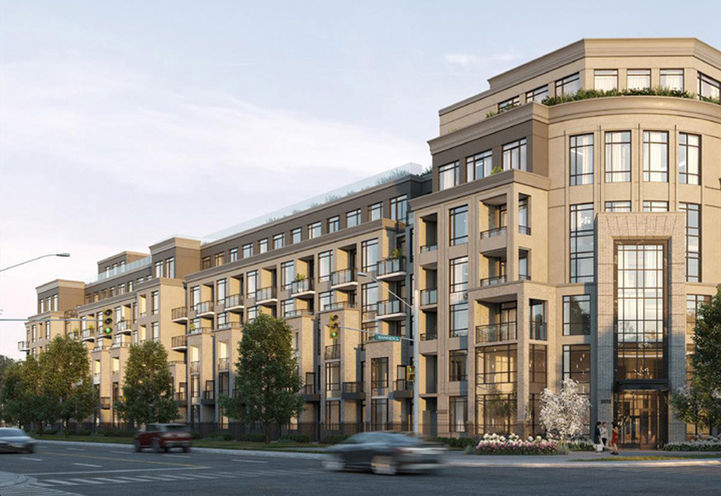 King Terraces Condos Lengthwise View of Exteriors