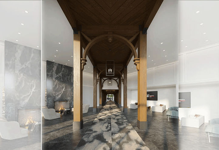 King Terraces Condos- Lobby with Direct Access to the Street