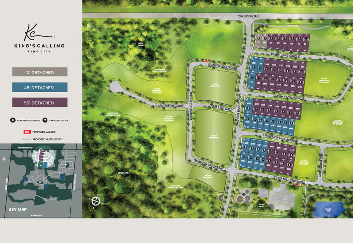 King's Calling Aerial View of Site Plan