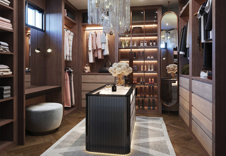 King's Calling Bedroom Walk-In Closet