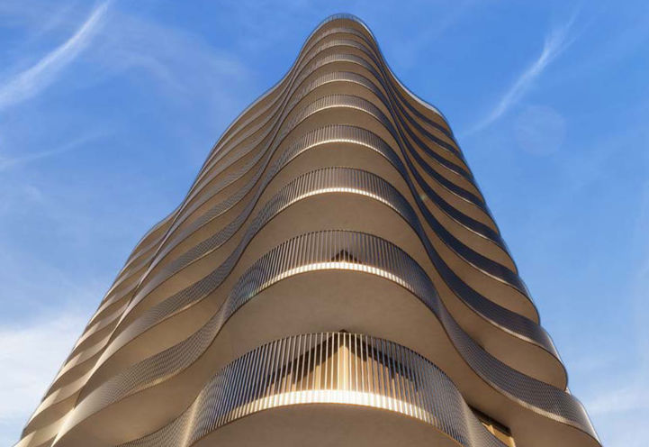 Curved Balconies at King's Landing Condos