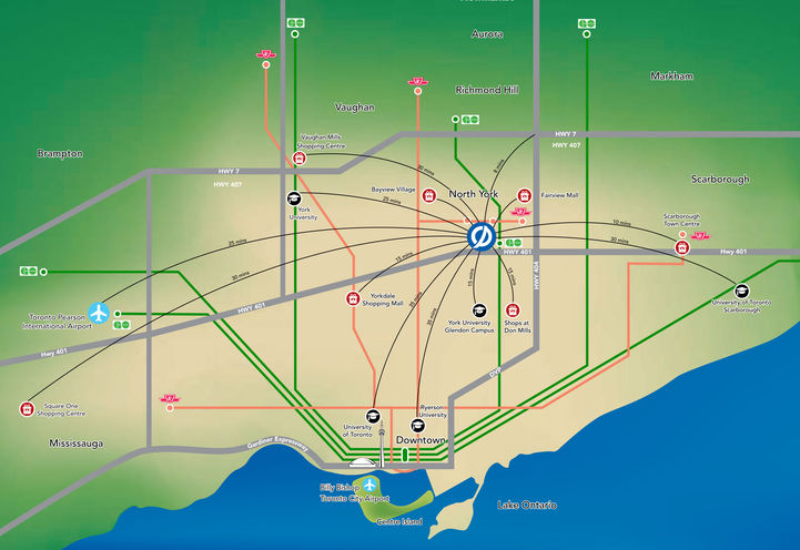 King's Landing Condos Area Site Map