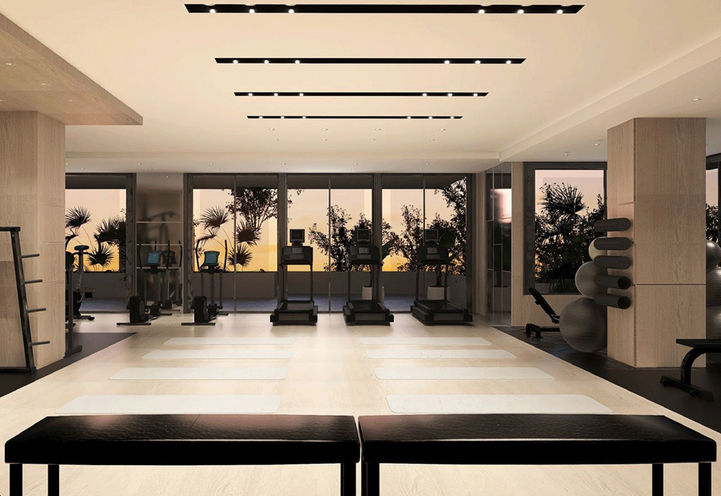 Kingsley Square Gym with  Cardio and Weight Training Equipment