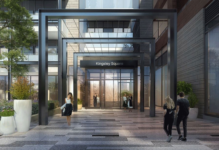 Kingsley Square Main Entrance