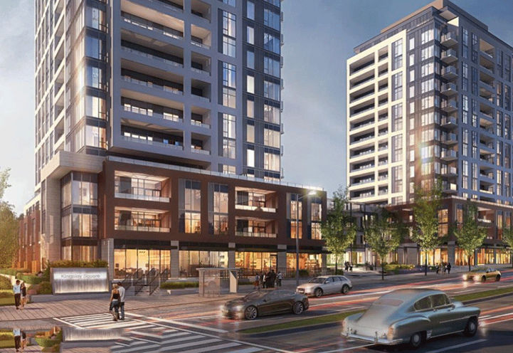 Kingsley Square Podium Exterior View