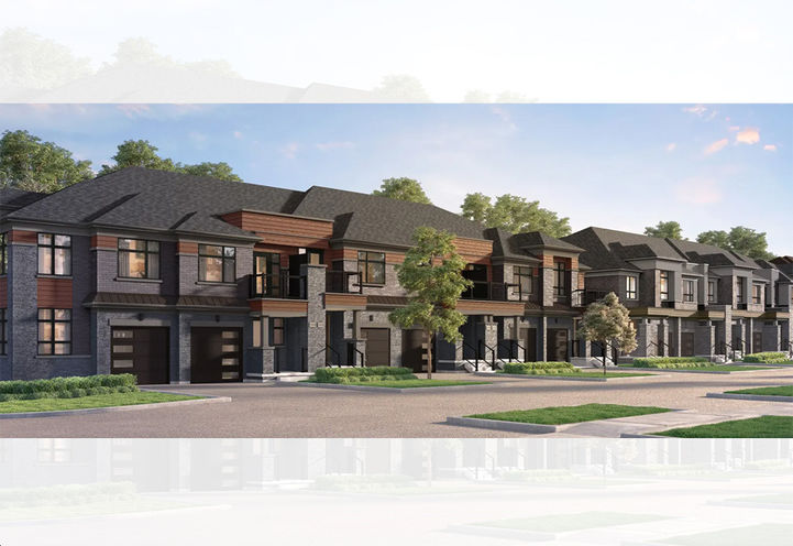 Klein Estates - Townhome Release. Streetscape View of Units