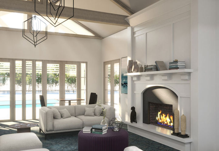 Beach Club Lounge Area at Kokomo Beach Condos