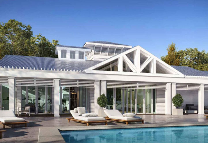 Beach Club Lounge Area with Outdoor Pool and Fitness Room at Kokomo