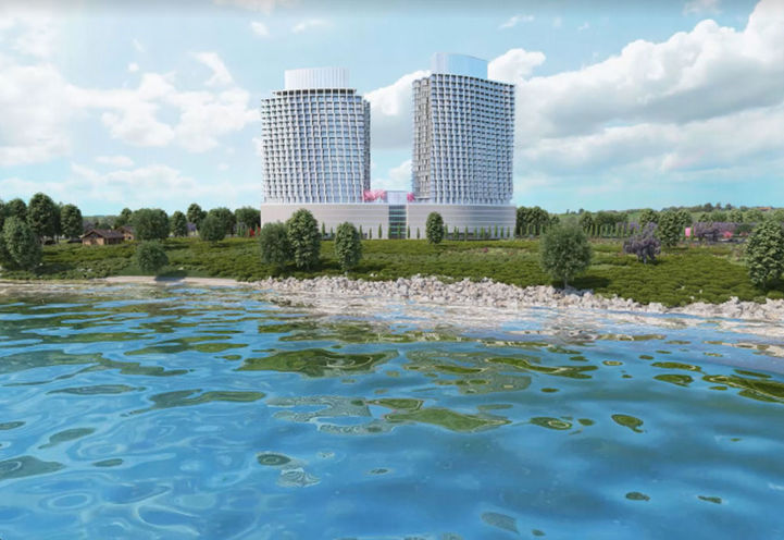 LJM Harbourfront 2 Looking Over the Lake to the Towers