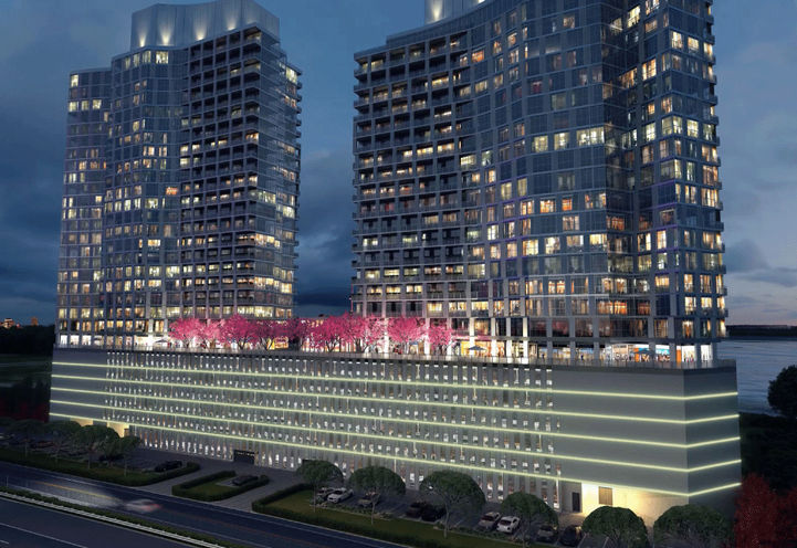 LJM Harbourfront - Dusk View of Podium and Lower Level Exteriors