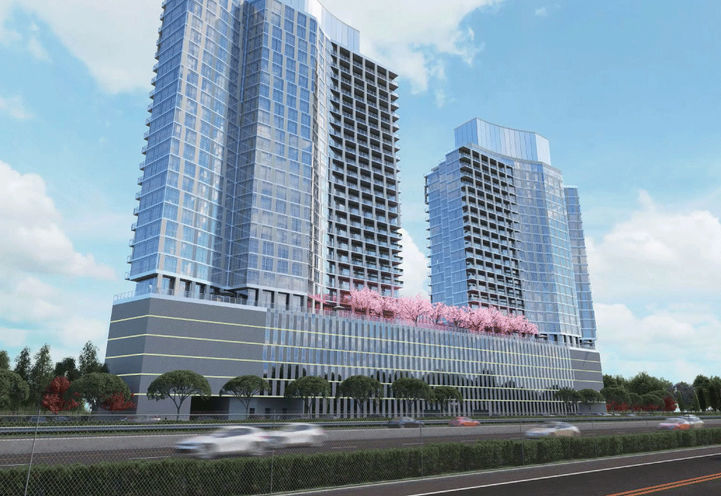 LJM Harbourfront- Looking Up at the Towers from Street Level