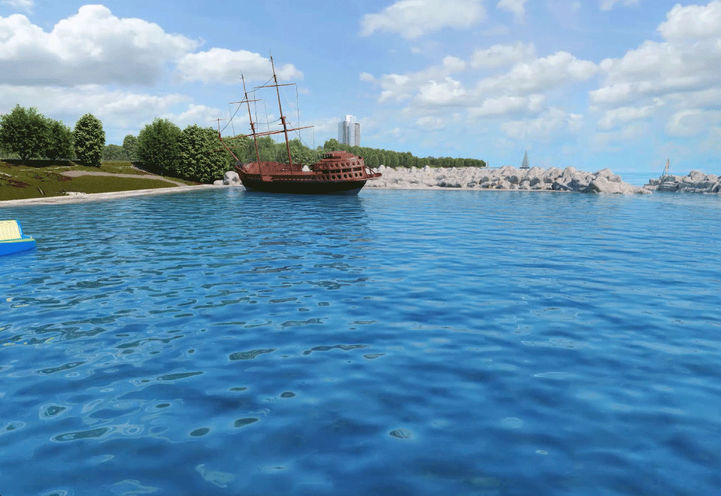 LJM Harbourfront - View of Pirate Ship Cove