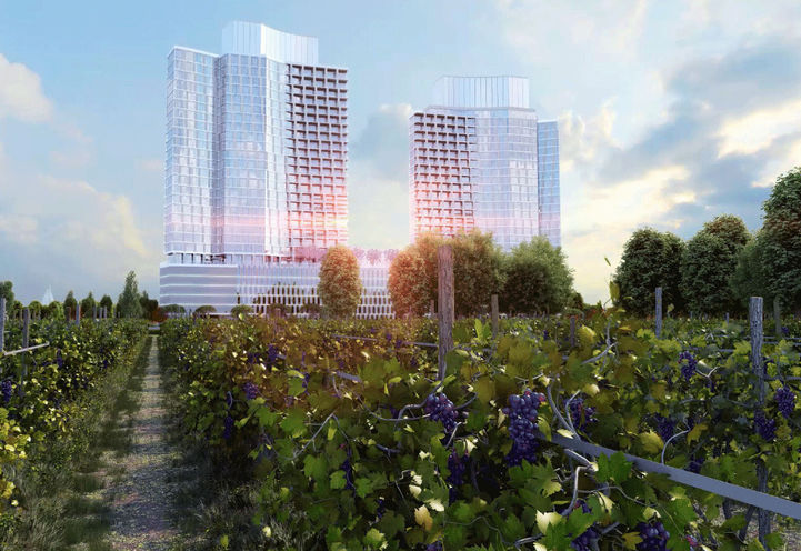 Looking at the Pathway and LJM Harbourfront Towers