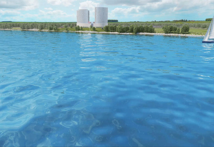 View of Lake Ontario at LJM Harbourfront