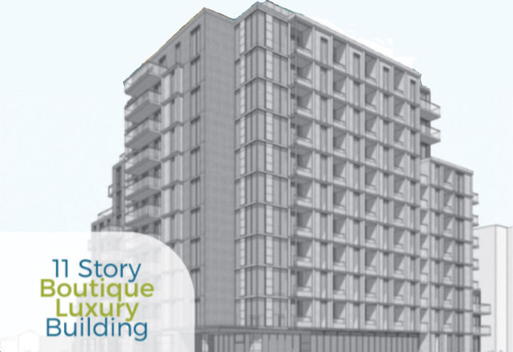 LJM Landing Condos Drawing of 11 Storey Boutique Luxury Building