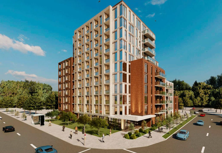 LJM Landing Condos Render of Building
