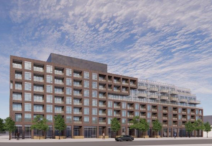 LJM Lansdowne Condos Street Level View of Front of Building