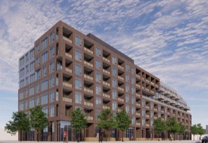 LJM Lansdowne Condos Streetscape View of Exteriors