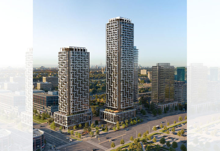 LSQ Condos Bird's Eye View of Tower Exteriors