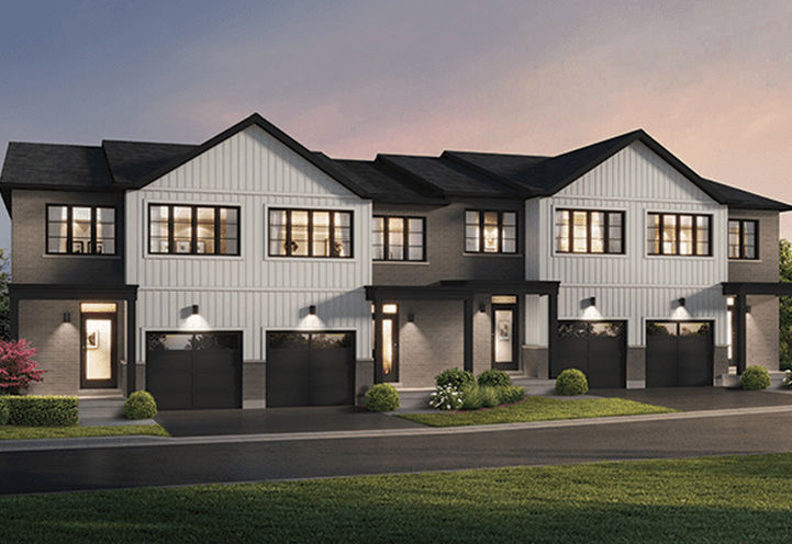 Lackner Ridge Towns Exterior View of 2 Storey Towns