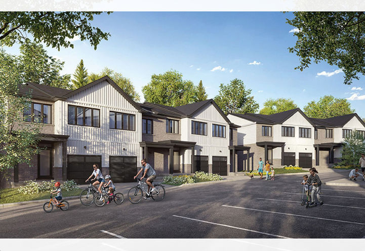 Lackner Ridge Towns Exterior View of Townhomes