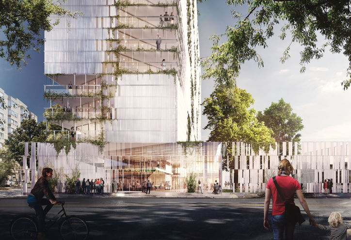 Lake and East Condos Building Rendering