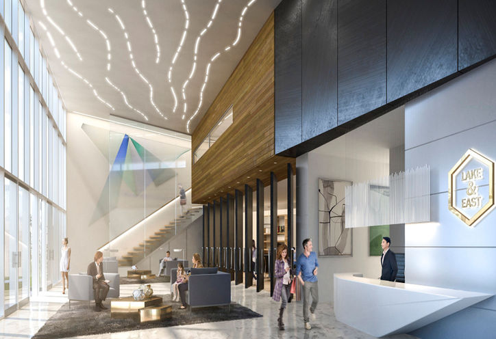 Lake and East Condos Lobby
