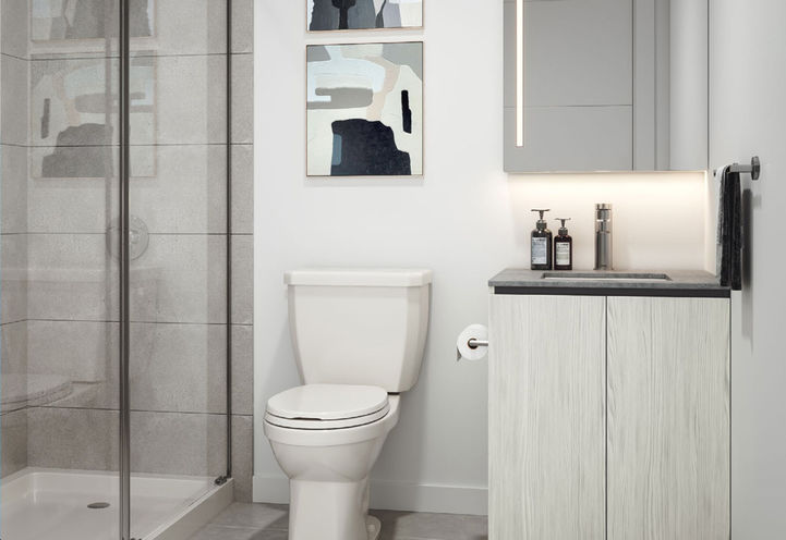 LakeVu Condos 3 Suite Interiors - Bathroom