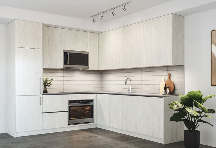 LakeVu Condos 3 Suite Interiors - Kitchen