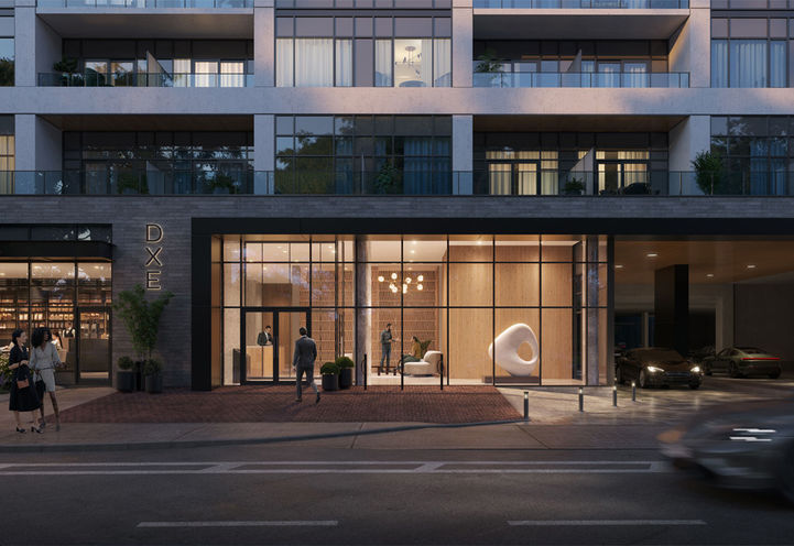 Lakeview DXE Club Street Level Resident Entrance