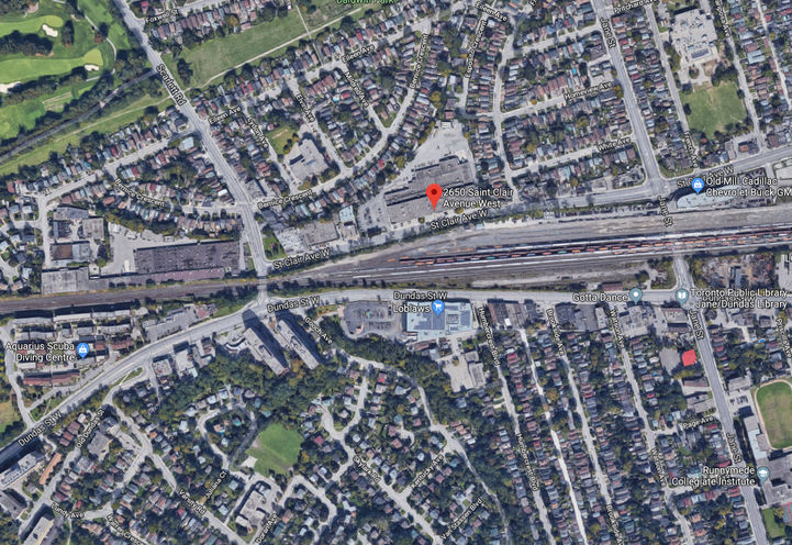 Lambton Towns Satellite View of Project Location