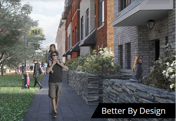 Lambton Towns Streetscape View of Exteriors