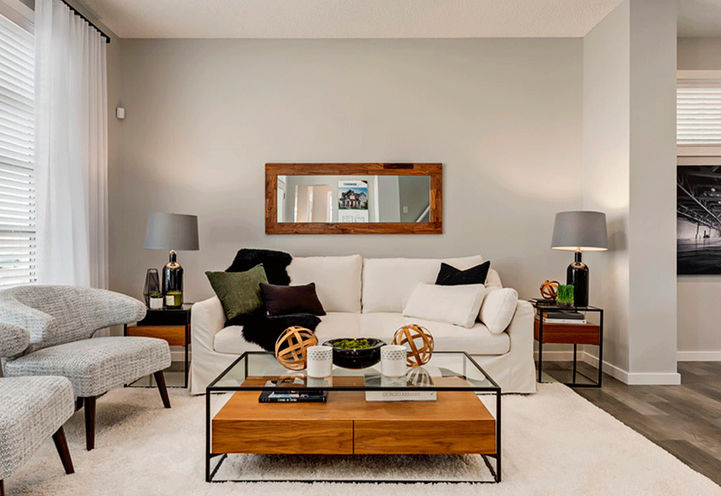 Lanark Landing Homes Interior Living Room View of The Benedict