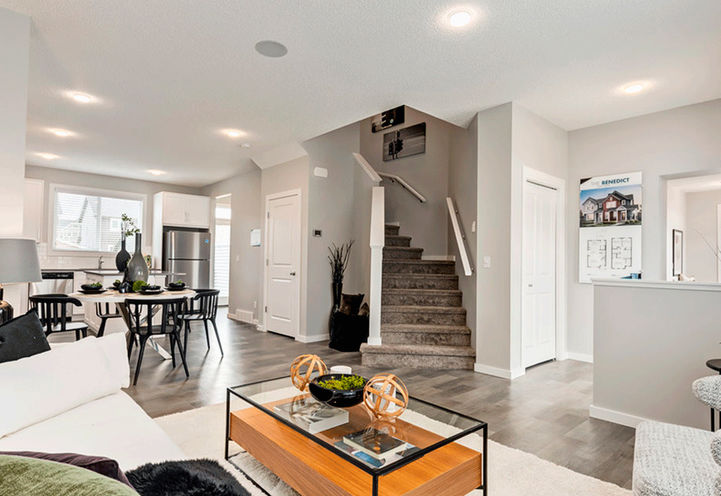 Lanark Landing Homes Interior of The Benedict Living Room