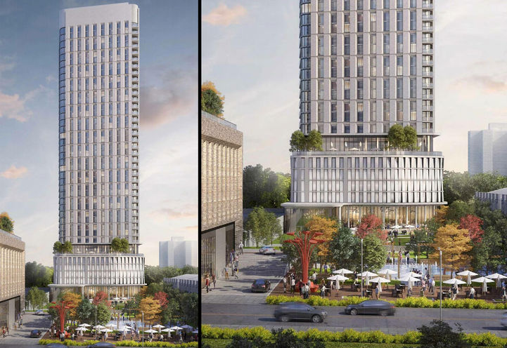 Former Tower and Podium Design for Landa Place Condos