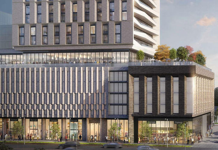 Landa Place Condos Podium View - Former Design