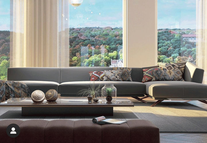 Le Sherbrooke Condos- Living Room