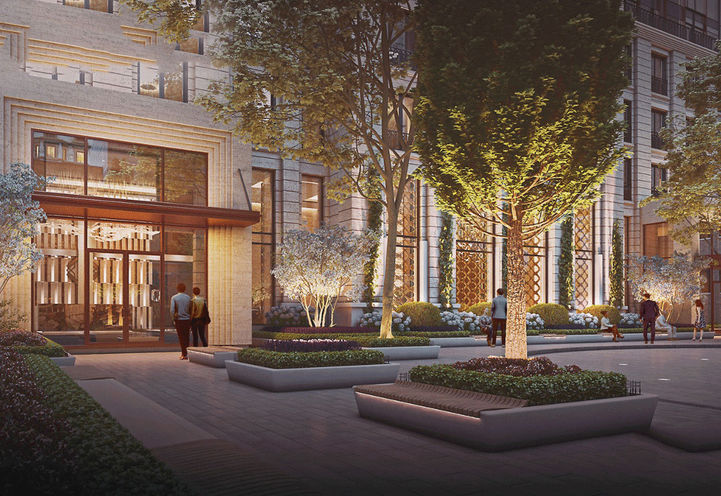 Le Sherbrooke Condos- Main Entrance