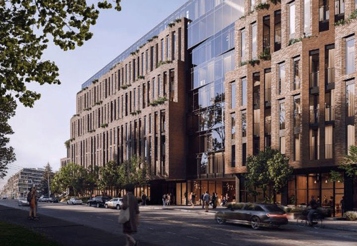 Leaside Common Building Exterior View by Gairloch Developments