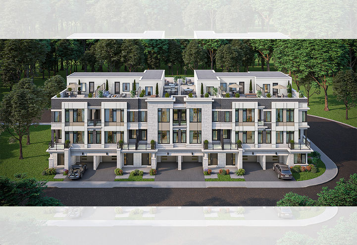 Lifestyle Towns Front View of Units