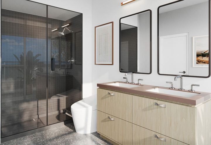 Lily at Crosstown Condos Bathroom