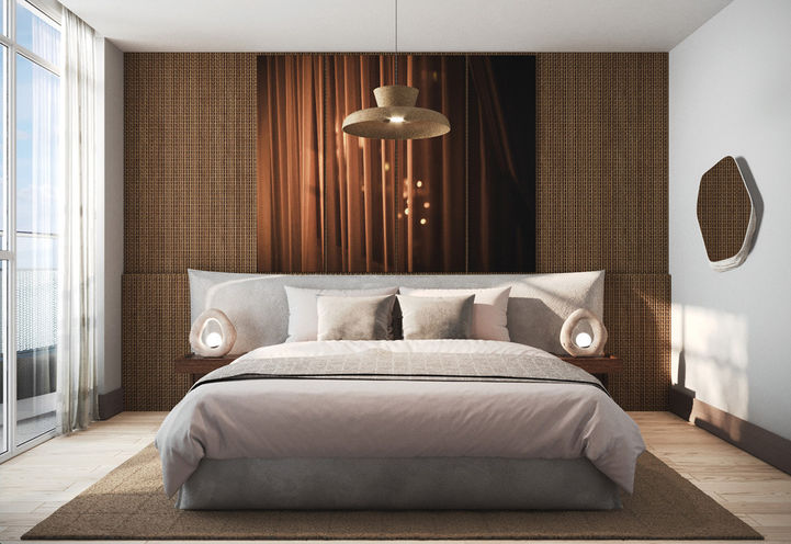 Lily at Crosstown Condos Bedroom