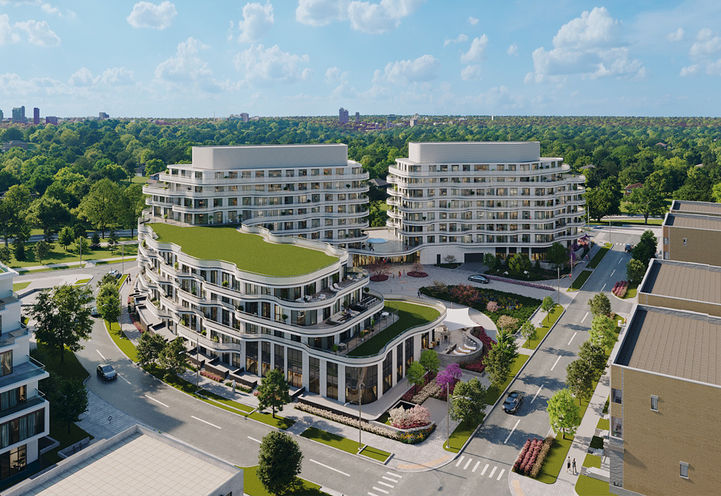 Lily at Crosstown Condos Bird's Eye View - Close Up Of Exteriors