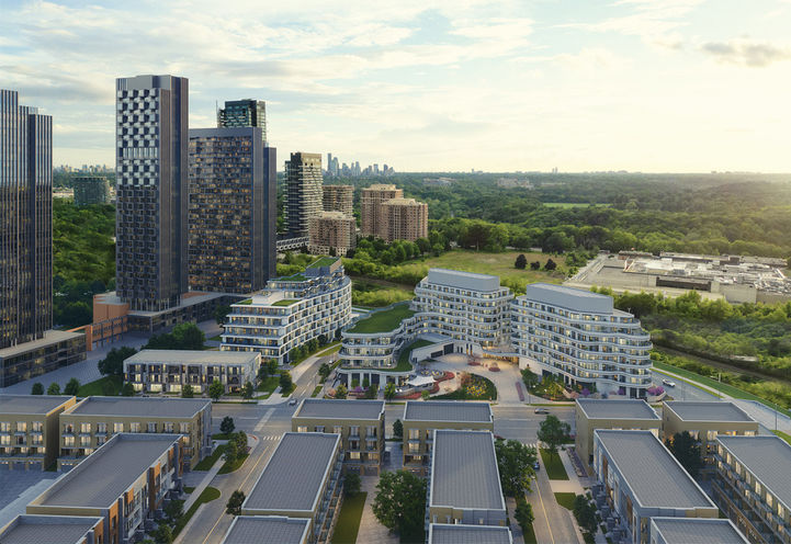 Lily at Crosstown Condos Bird's Eye View of Crosstown Community