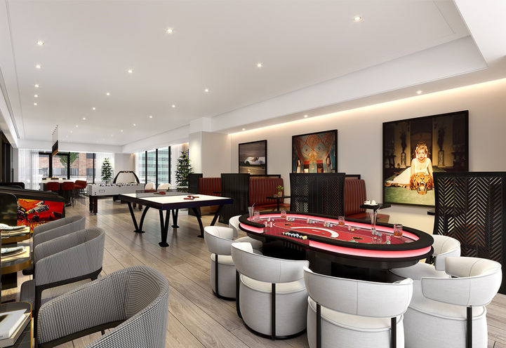 Lincoln Tower Calgary Games Room