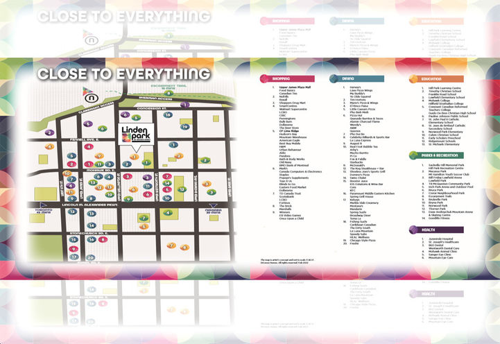 Linden Park Towns Map of Neighbourhood Amenities