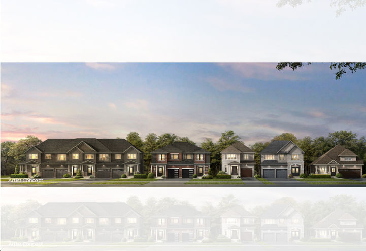 Lindsay Heights Homes Streetscape View of Exteriors