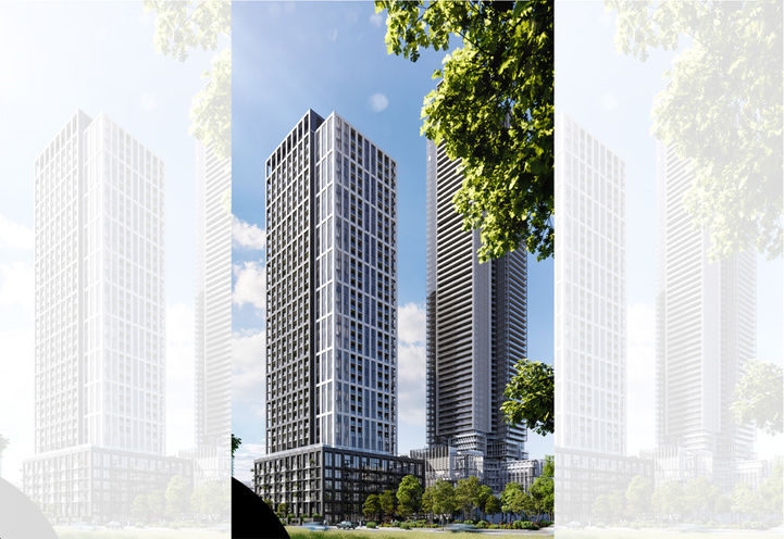 M5 Condos Exterior View of Tower