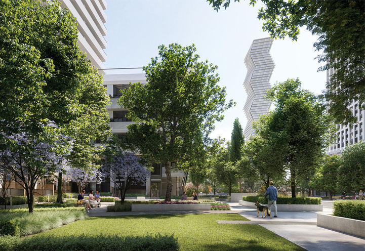 M6 Condos Community Courtyard